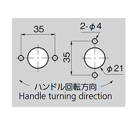 Panel hole drilling dimensions (A-33-2-1/A-33-2-2)