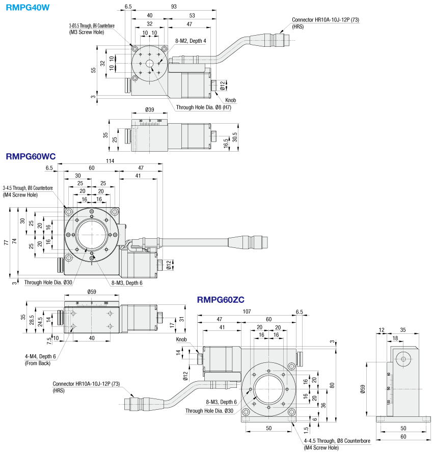 [Motorized] Rotary Stages:Related Image