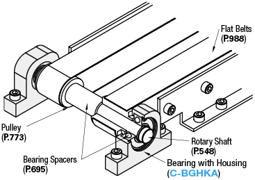 Bearings with Housings - T-Shaped:Related Image