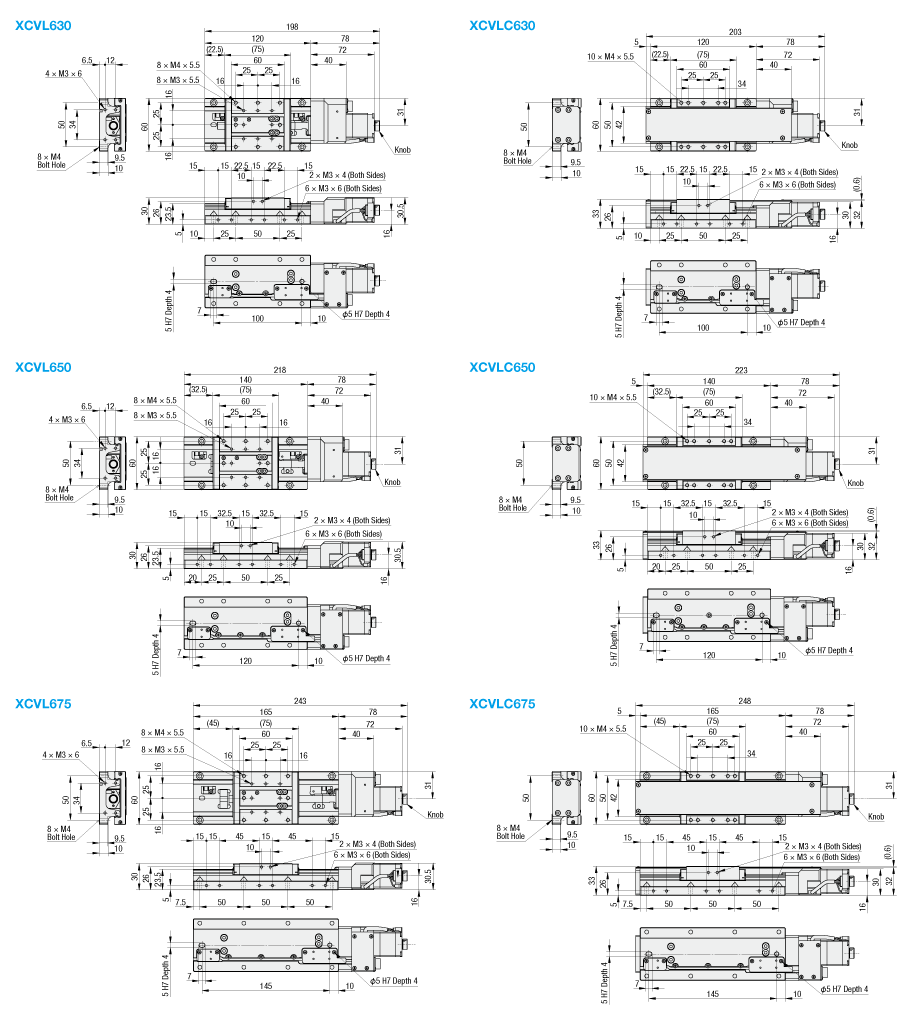 [High Precision] CAVE-X POSITIONER XCVL/XCVLC (Stroke 30~75):Related Image