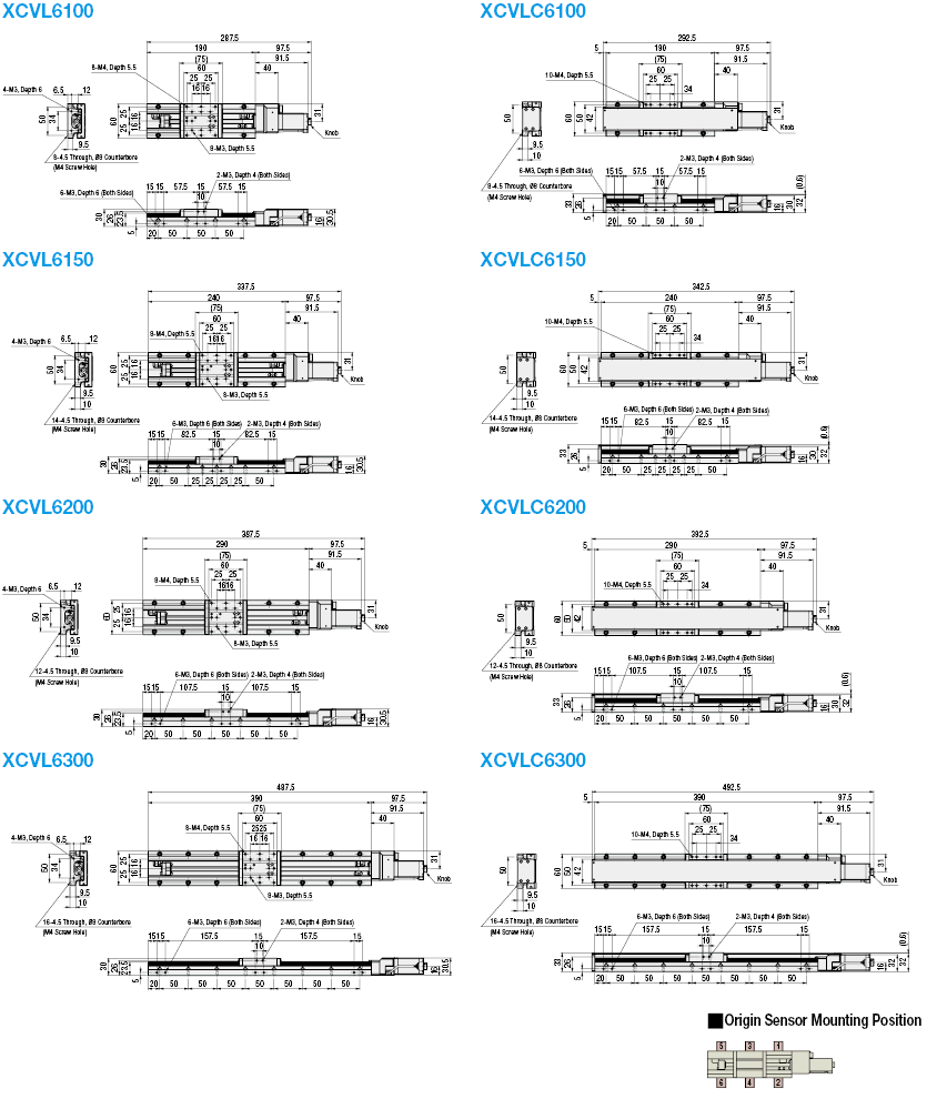 [High Precision] CAVE-X POSITIONER XCVL/XCVLC (Stroke 100~300):Related Image