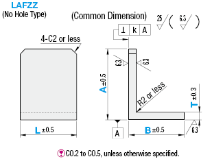 L Shape Finished Angle Mounting Plates/Brackets:Related Image