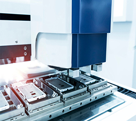 Square shape flange post mounting base for electronic and electrical appliance industry