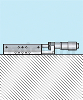 Horizontal Installation Diagram of MISUMI X-Axis Positioning Stage