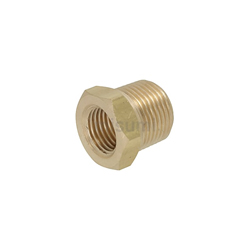 Economy Series Screw-In Fittings for Low Pressure, Brass, Equal Dia., Threaded Nipple