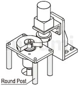 Japanese-quality round posts both ends tapped 304 material selection