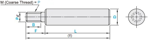 misumi Guide Shafts One End Threaded Introduction