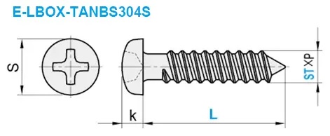 GB/T845 尺寸图