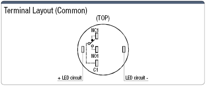 Illuminated Push-button Switch Mounting Hole Ø 16 (Value Product):Related Image