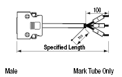 IEEE1284 (MDR) Round Cable (with 3M Connectors):Related Image
