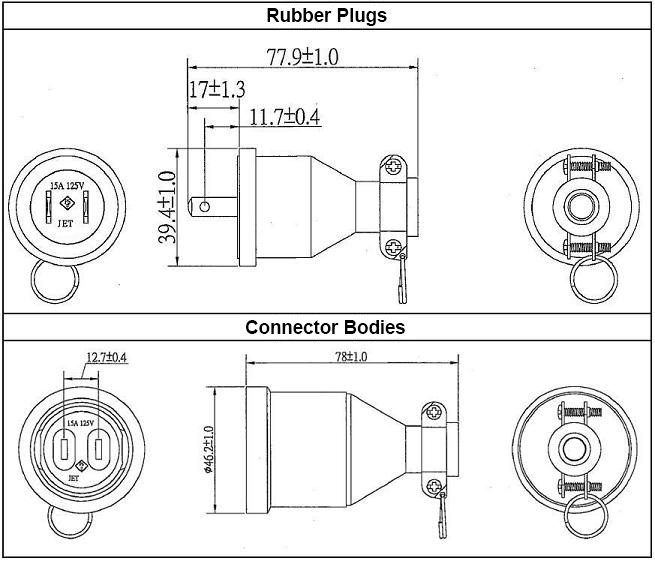 Waterproof Rubber Plug / Body:Related Image