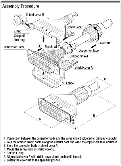 EMI Countermeasure D-Sub Connector with Metal Hood:Related Image
