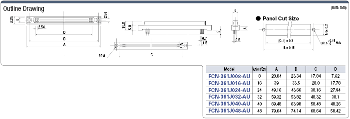 FCN Female Solder Connector:Related Image