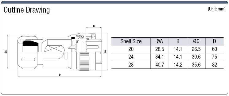 NRW Waterproof Straight Plug (One-touch Lock):Related Image