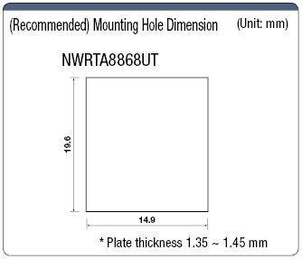 Tool Pressure Model (without UTP / CAT6 / Dust Cover):Related Image