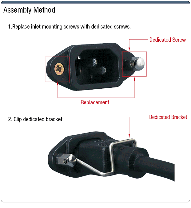 Pull-out Prevention Bracket:Related Image