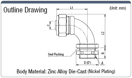 Metal Conduit Connector (90° Angle):Related Image