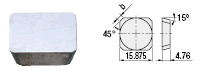 Tips for Milling Cutters, Square Model:Related Image