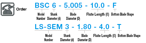 Carbide Straight Blade Square End Mill, 2 Flute:Related Image