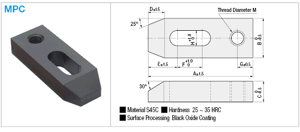 Plane Clamp with Screw Holes:Related Image