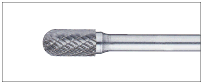 Carbide Rotary Bar, Cross End Cut / Long Shank: Related Image