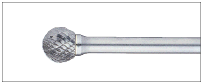 Carbide Rotary Bar, Cross End Cut / Long Shank: Related Image