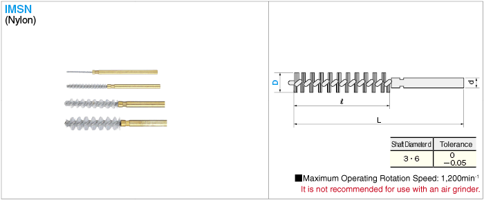 Micro-Spiral Brush, Nylon: Related Image