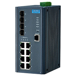 8GE + 4G SFP Managed Ethernet Switch For Industrial Use