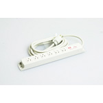 Multi-Use Power Strip, 4 Outlets Flat Blade, 2 Outlets Twist Lock - Cable Set with Twist Lock Plug