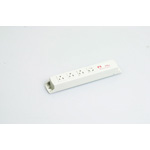Multi-Use Power Strip, 3 Outlets Flat Blade, 1 Outlet Twist Lock - Without Cable