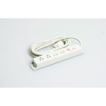 Multi-Use Power Strip, 2 Outlets Retaining, 2 Outlets Twist Lock - Cable Set with Twist Lock Plug