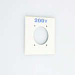 Flat-Blade Plate for Outlet, 30 A / 50 A / 60 A ⌀57 541A