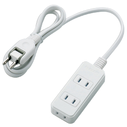 Power Strip with Dust-Proof Shutter, 3 / 4 / 6 Plugs T-ST02-22610WH