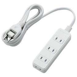 Shutter Tap / Surge Protector / 4 Sockets / 2 m / White