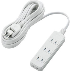Shutter Tap / Surge Protector / 4 Sockets / 5 m / White