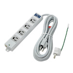 Power Strip, for Office Use, 4 Outlets OAT-JP43SH