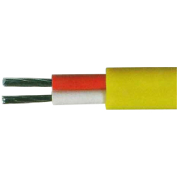 Compensating Cable, Thermocouple J Type, JX-G-VVF Series JX-G-VVF-1PX7/0.45(1.25SQ)-54