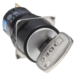 ø16 A6 Series Keyed Selector Switch, Round