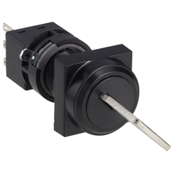 ø16 H6 Series Keyed Selector Switch, Rounded Corners HA3K-2C1A