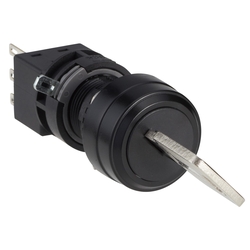 ø16 H6 Series Keyed Selector Switch, Round