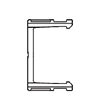 Push-Button Switch for HW1E Emergency Stop Terminal Cover