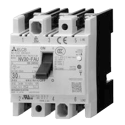 NV30-FA 2P 10A 100-200V 30MA | Circuit breaker for control panel