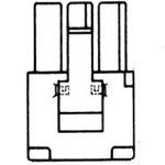 4.80-mm Pitch Mini-Fit Relay Housing (5025 / Receptacle) 5025-02R1