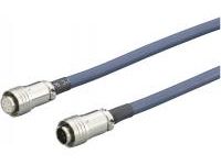 Cable with PRC05 connector One-touch, straight, panel mounting type