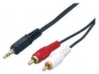 Audio Mini Plug Harness (φ3.5 MM Stereo Mini Plug ⇔ RCA Conversion) MSORC-3