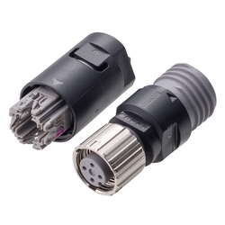 Round Waterproof Connector - XS5 XS5P-D427-5