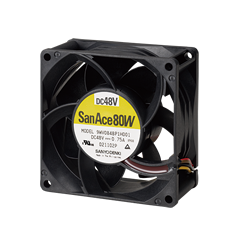 Waterproof Fan 80-mm Square × 38-mm Thick San Ace 80 W 9 WV Type