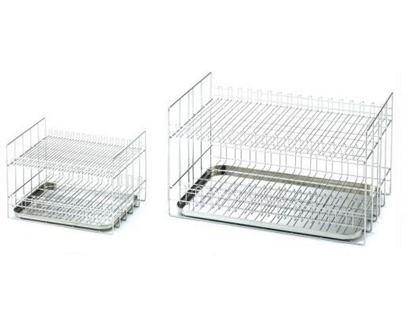 Volumetric Cylinder Rack Compatible Volumetric Cylinders Small: 5 to 25 ml Medium: 50 to 250 ml Large: 300 to 2,000 ml