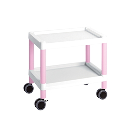 Mobile Cart (Low-Floor Type) 532 x 368 x 500 MC10 Pink