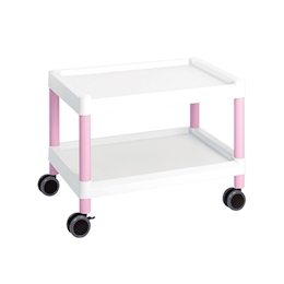 Mobile Cart (Low-Floor Type) 645 x 447 x 492 MC20 Pink